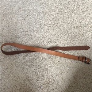 Leather belt